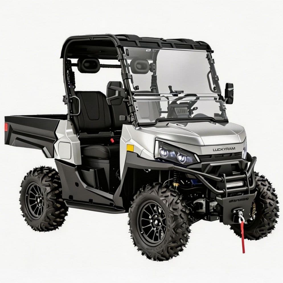 cama de levantamento elétrica resistente do motor CA 4WD UTV 73.6V 670kg de 10KW
