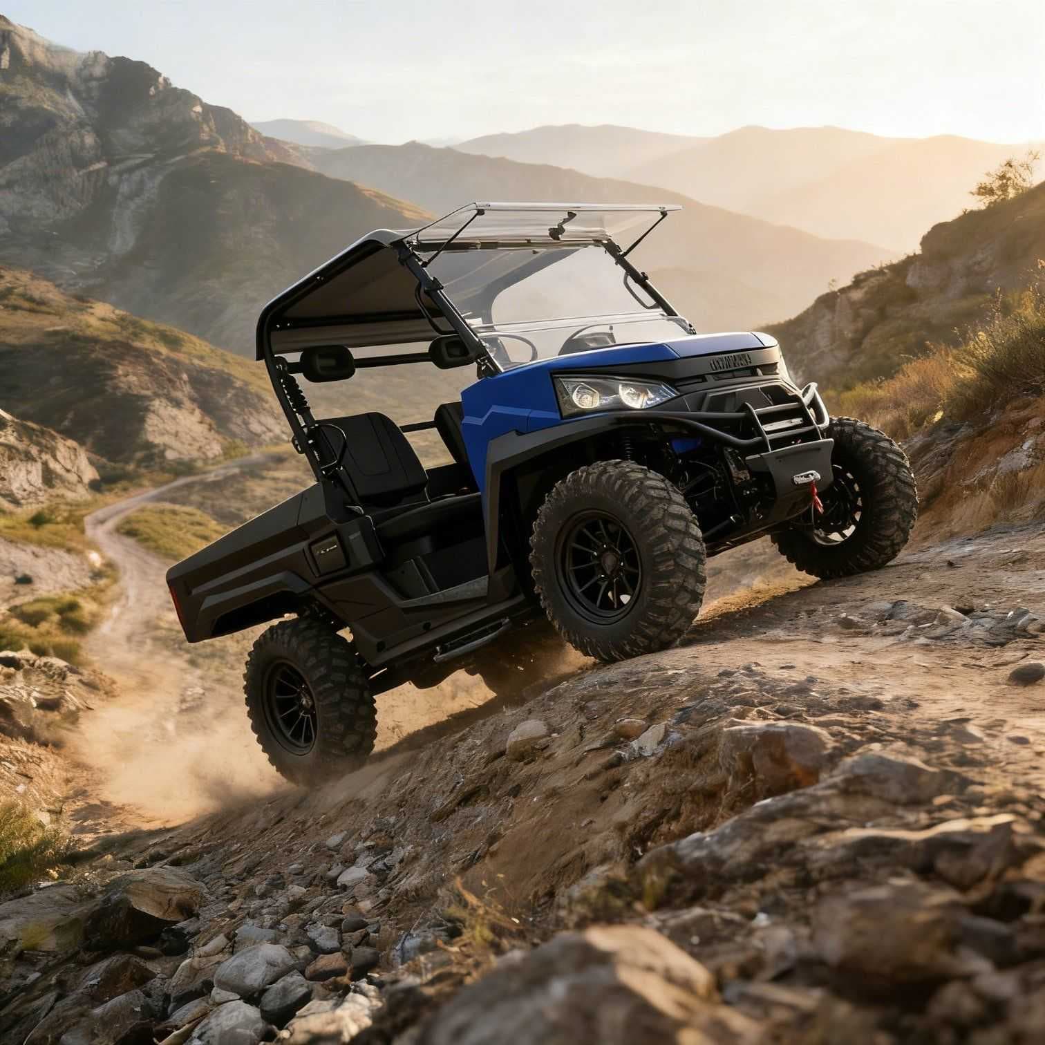 Motor CA 10KW 4WD UTV 73.6V 400mm que vadeia a escala de 80-100km