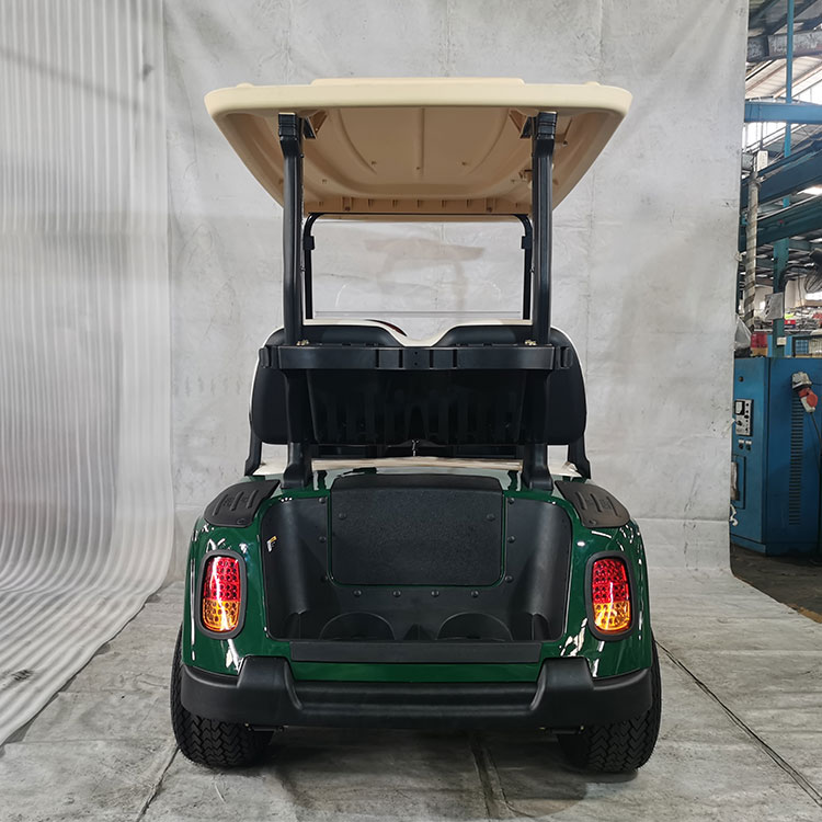 Carrinho de golfe de 4 lugares com bateria de lítio de 48V.