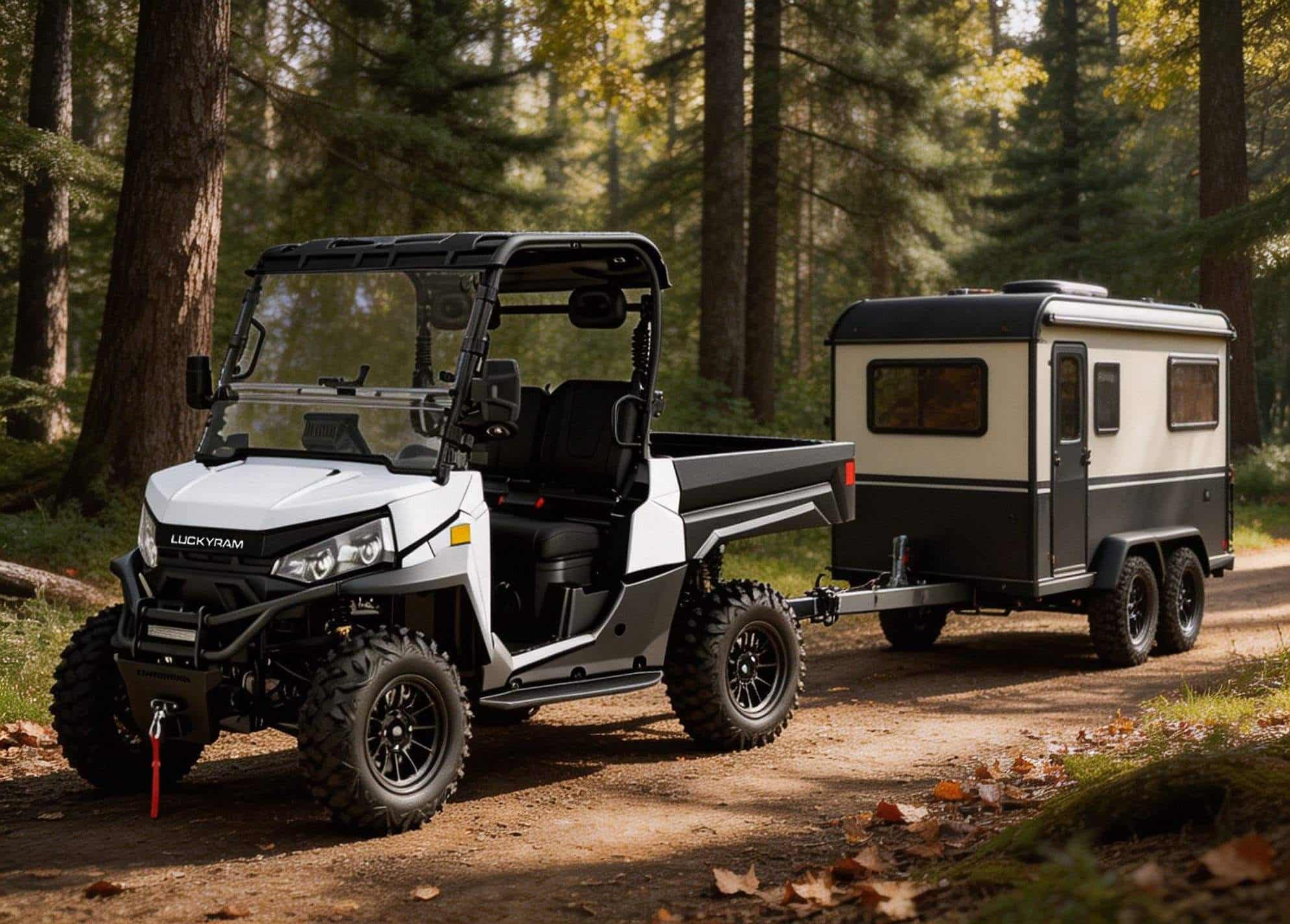 poder máximo Keyless elétrico 670kg de 4WD Off Road UTV 73.6V PKE 20KW