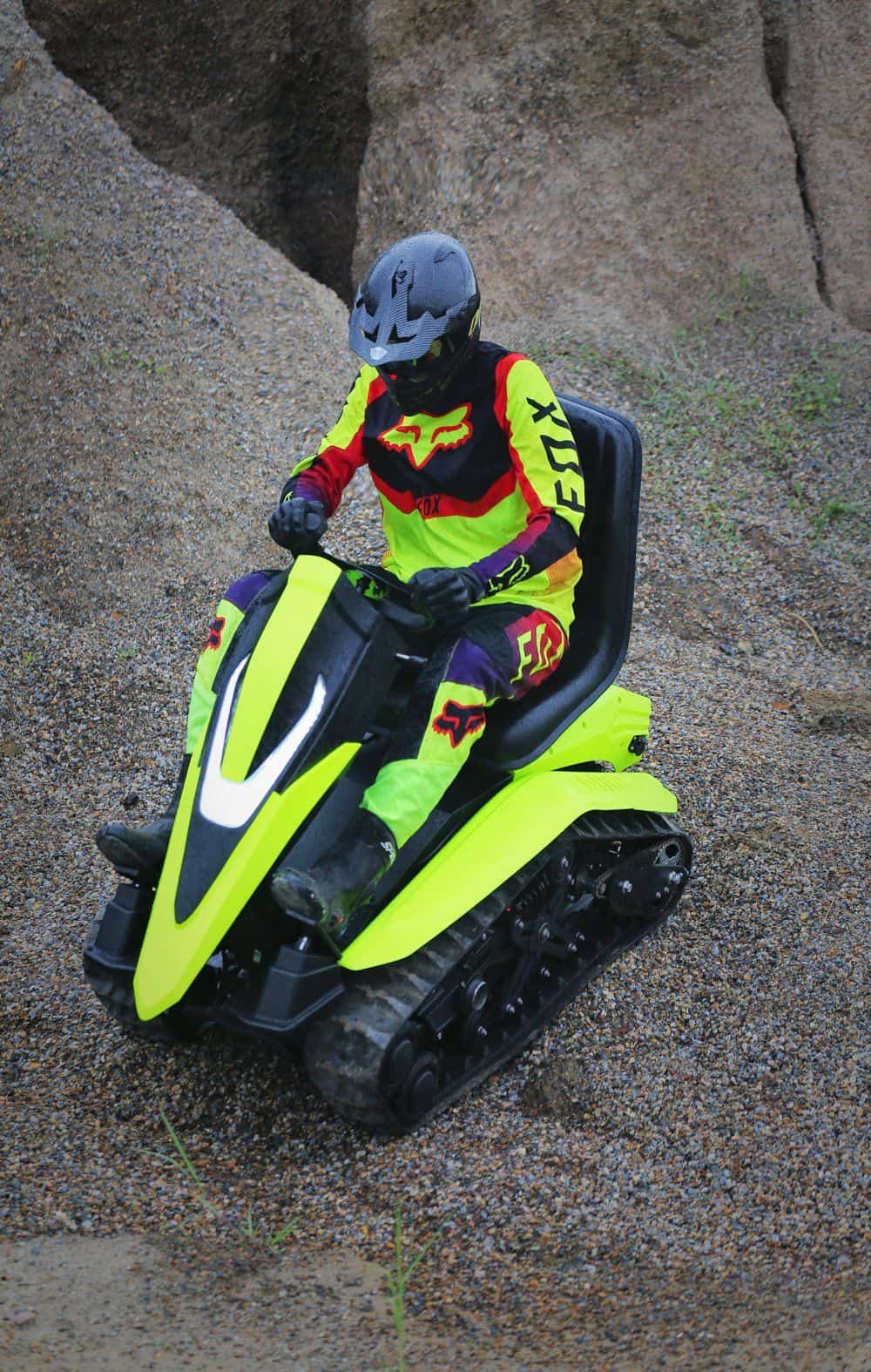 Tanque Etv elétrico para todos os terrenos 72V, melhor recreação para snowmobile