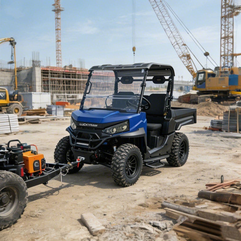 Bateria de lítio elétrica 400mm do motor CA 4WD 73.6V de UTV 10KW que vadeia